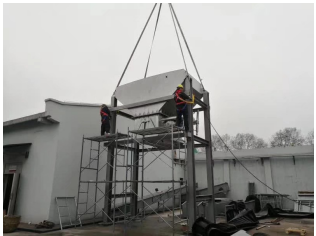 南京現(xiàn)場 皮帶機即將安裝完成?。?！